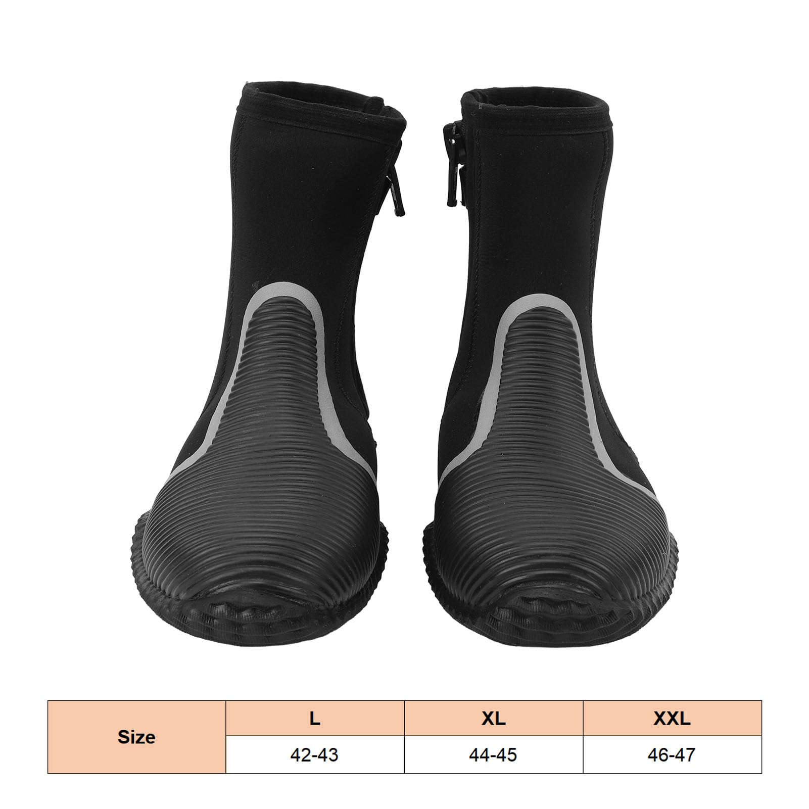 Alomejor Buty do Nurkowania z Neoprenu 5 Mm, Buty do Wody z antypoślizgową podeszwą z miękką wyściółką Nurkowania, Snorkelingu, Surfingu, Raftingu, Sportów Wodnych na świeżym Powietrzu