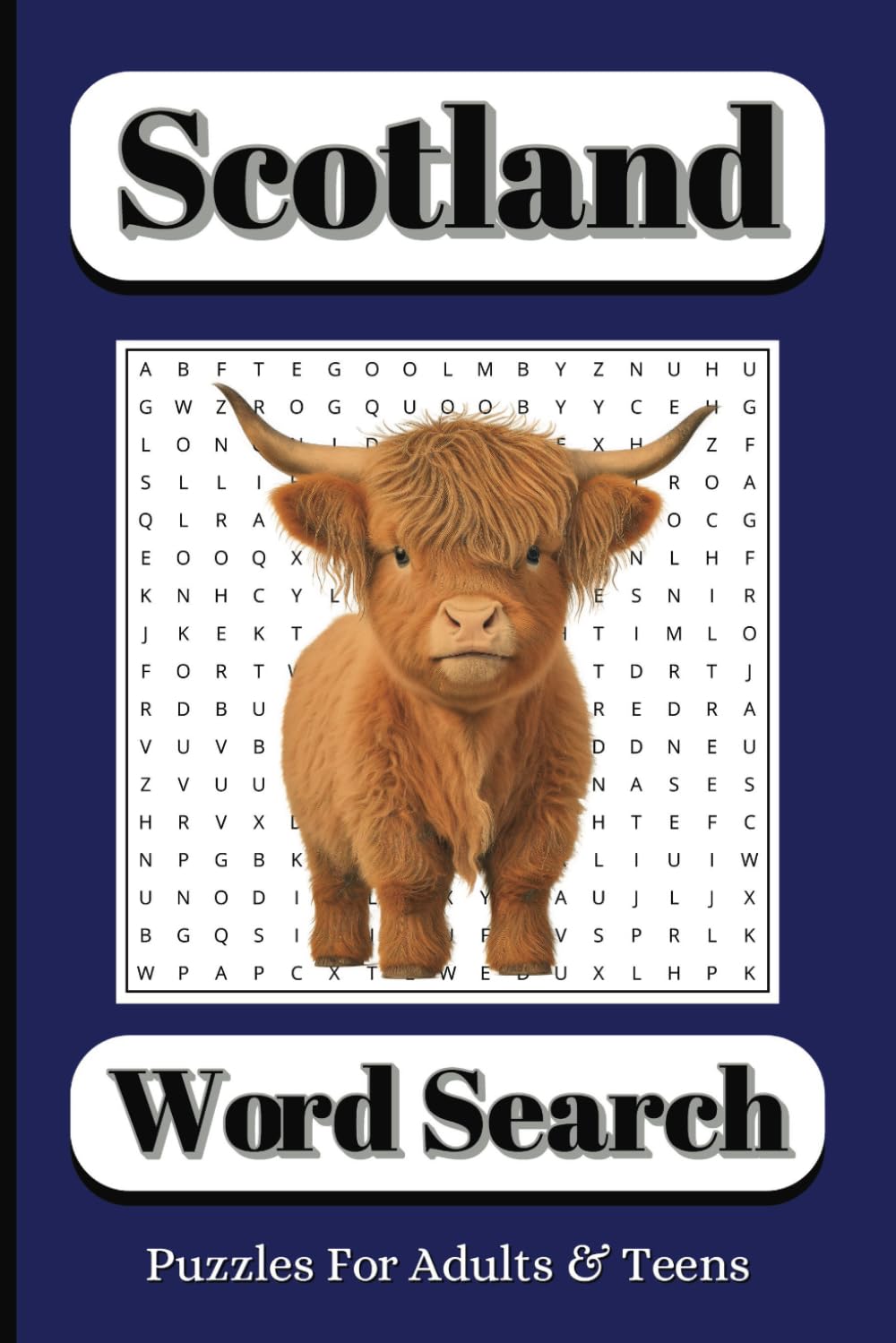 Scotland Word Search For Adults & Teens: Scottish Towns & Villages Travel Word Search Puzzle Book For Adults & Teens