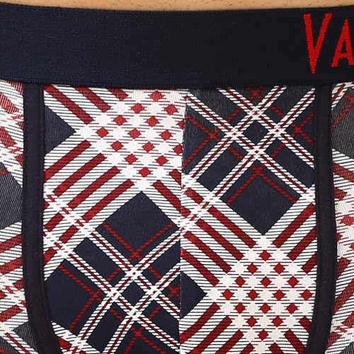 Image of Van Heusen Men's Cotton Trunk - Pack of 1 | Contoured pouch for support | Antibacterial Briefs | Sweat Absorbant | Moistue Wicking | Breathable Everyday Underwear | Long Lasting Color| Fun Prints | Style 10051