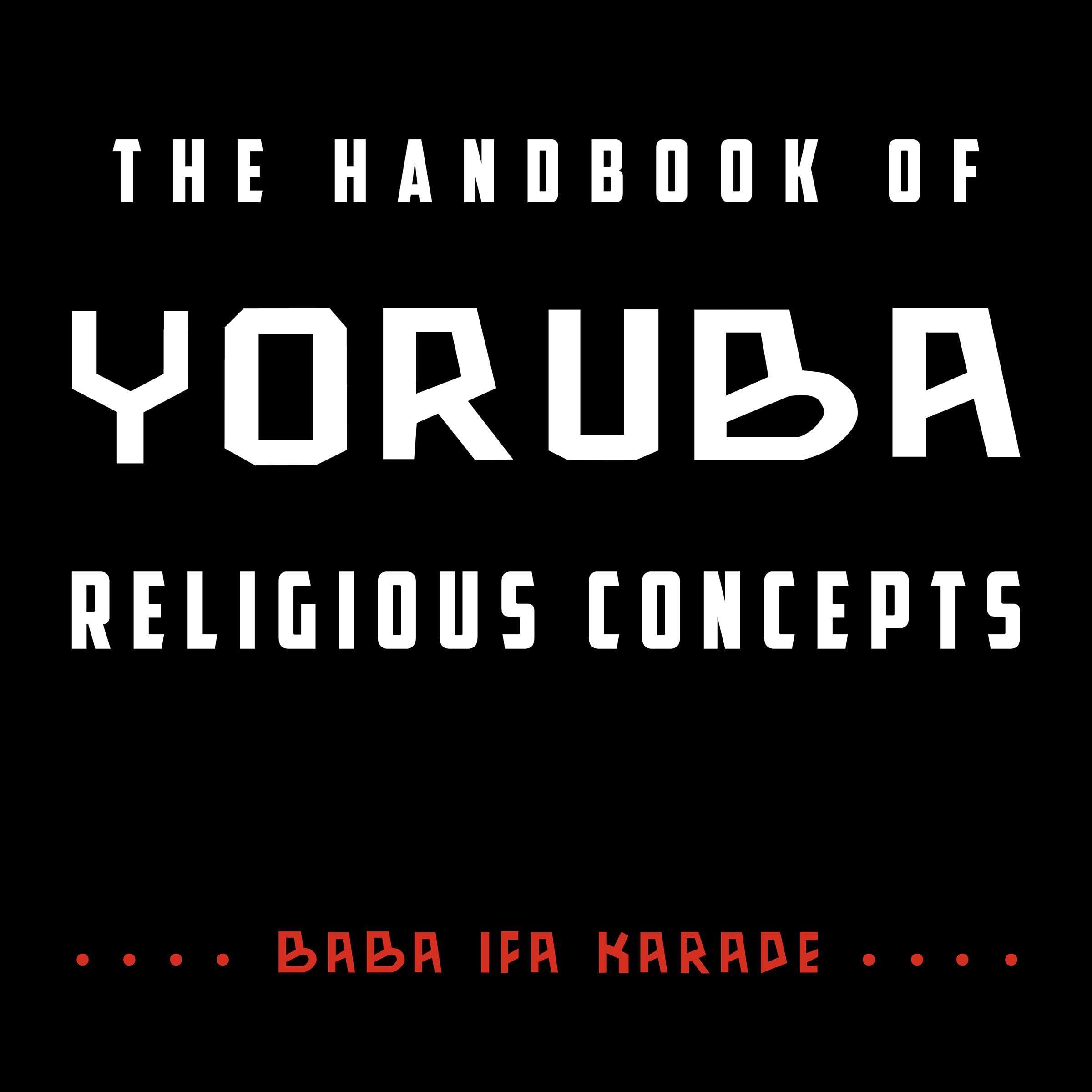 Cover art for The Handbook of Yoruba Religious Concepts