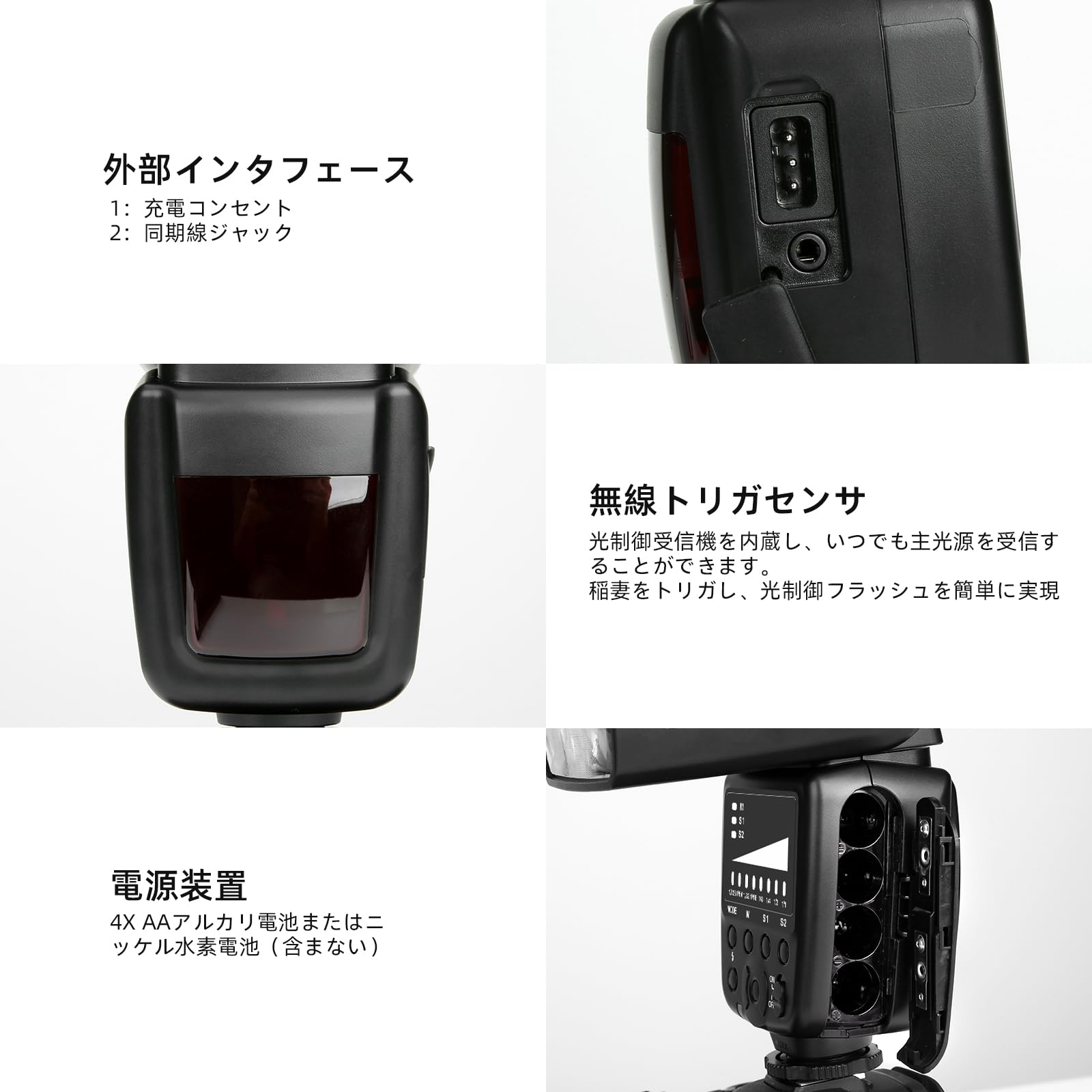 Photoolex M500 カメラ ストロボ M/S1/S2 フラッシュ 安いけど使える外部ストロボ【Photoolex M500】レビュー。物撮り