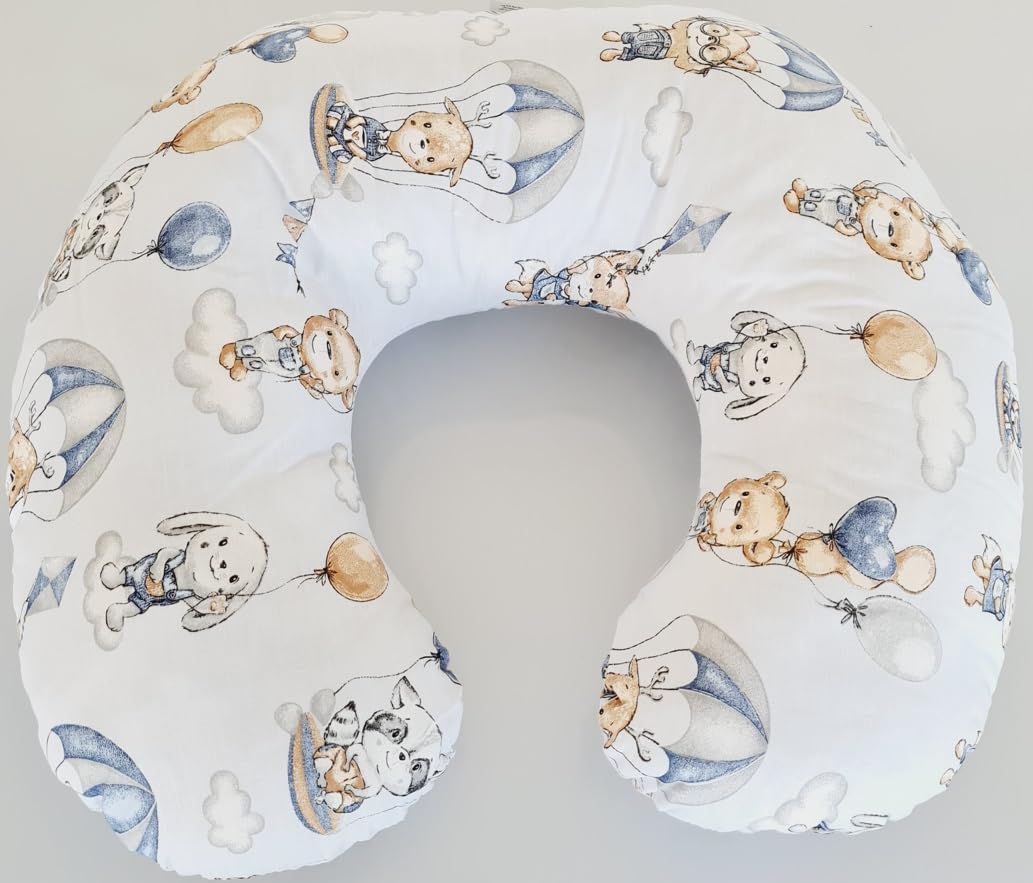 Babymam Walk In The Clouds Cover Feeding Pillow Baby Nursing Breastfeeding Pregnancy- Only Cover