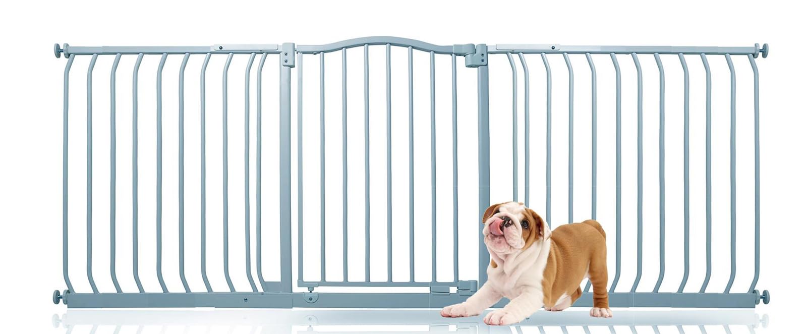 Bettacare Curved Top Dog Gate, 161cm - 170cm, Matt Black, Pressure Fit Pet Gate for Puppy and Dog, Easy Installation — view 38