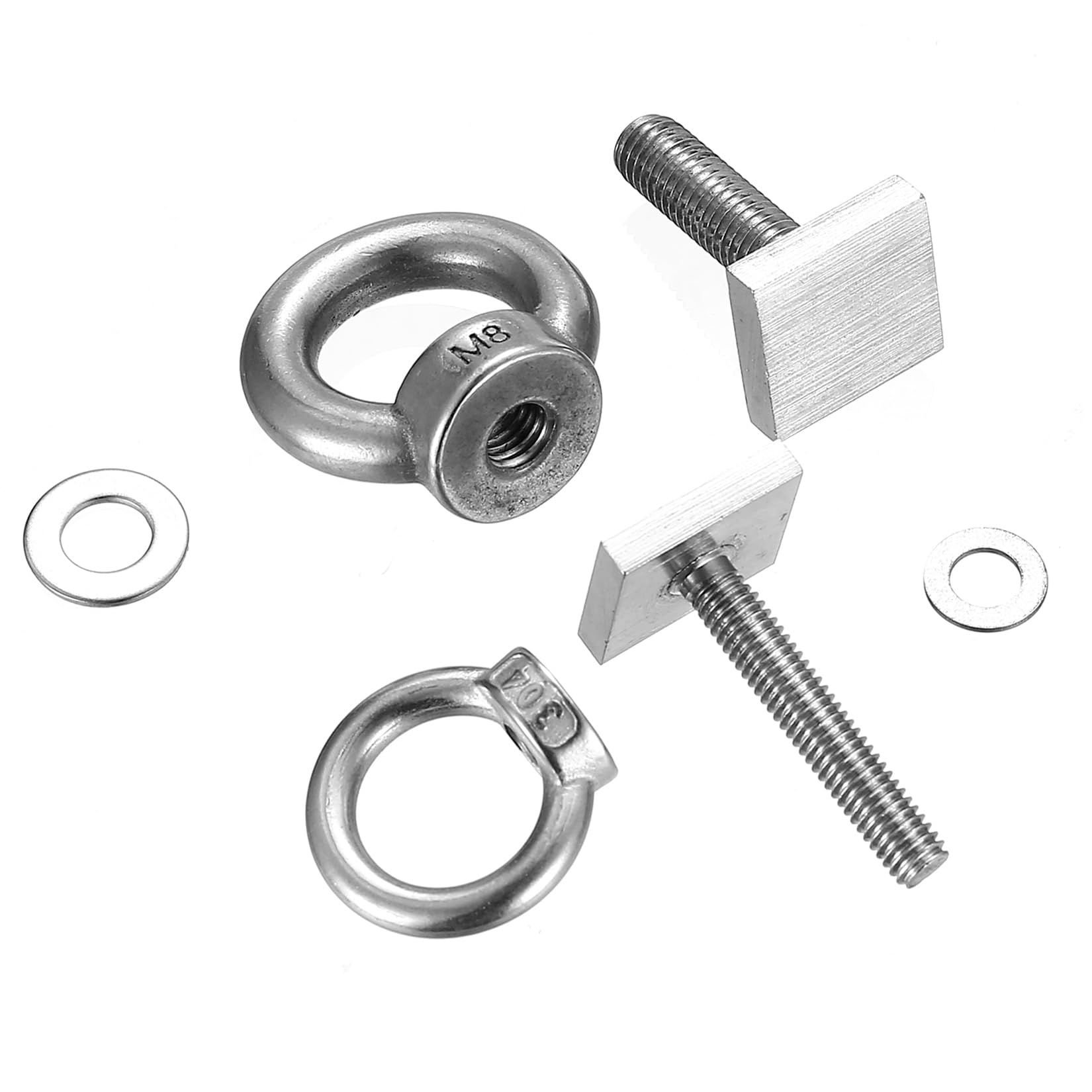 SiGuLiKeJi 6 Pcs T Track Bolts, M6 x 35 mm Roof Rack Bolts, T Track Adapter Bolt, T-Nut Adapter T Slot Bolt - Image 3