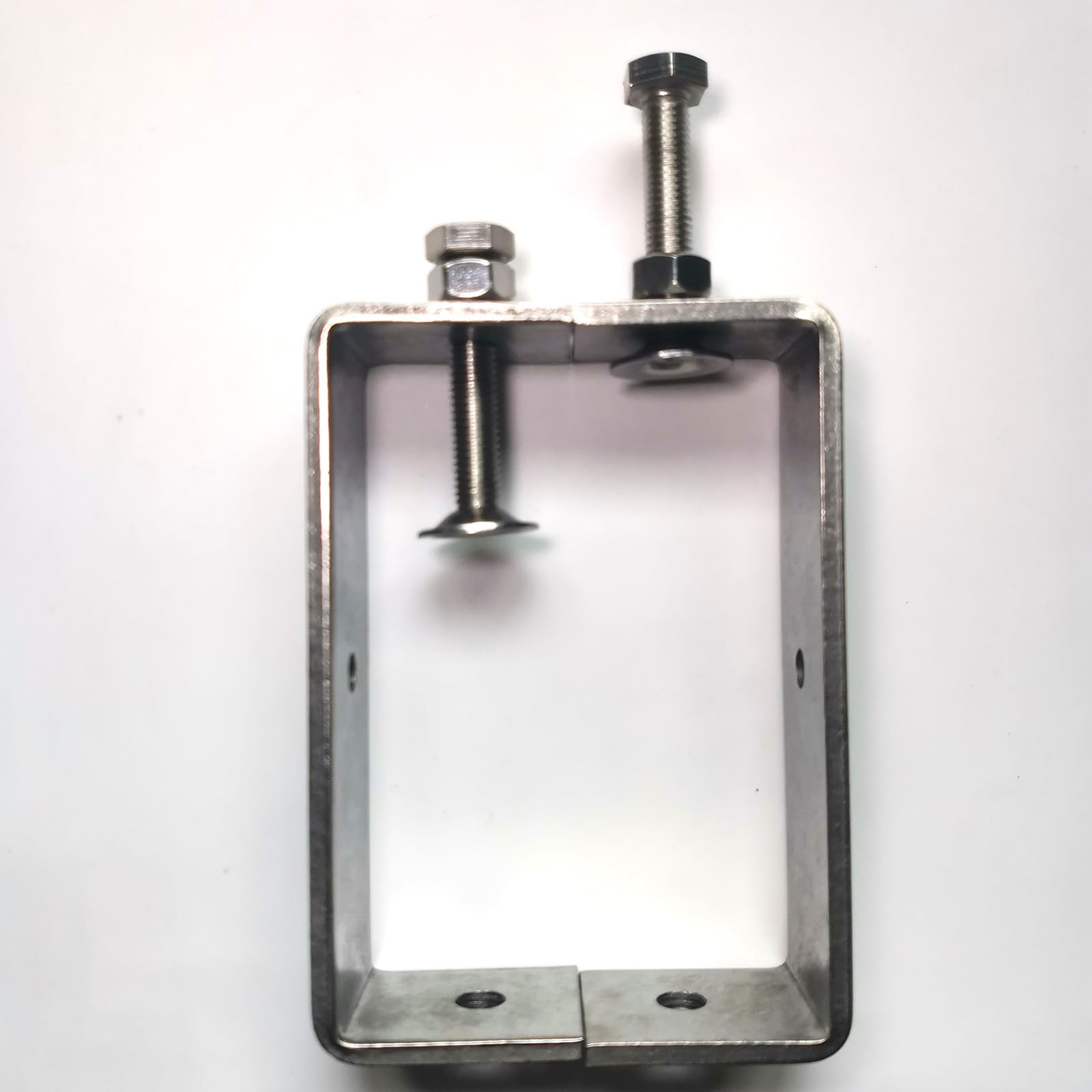 2 pièces Mini Serre-Joints en C Ouverture 130mm, Serre Joint en C Inoxydable Plage de Serrage 90-125 mm C Clamp Set, Pinces et Tendeurs pour Travail du Bois, Fabrication de Meubles, Bricolage