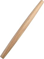 KARRYOUNG 17 Inch French Rolling Pin Wooden Tapered Roller for Fondant, Pie Crust, Cookies, Pastry Dough - Smooth Durable Kitchen Tool