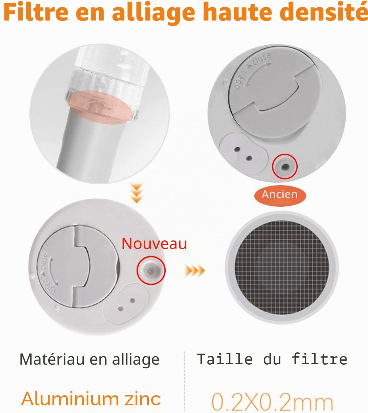 Bidet de voyage portable par YAMI, IPX6 Bidet électrique étanche avec film de décompression automatique et buse Réglage de 180 degrés Parfait pour le lavage de bébé, soins personnels