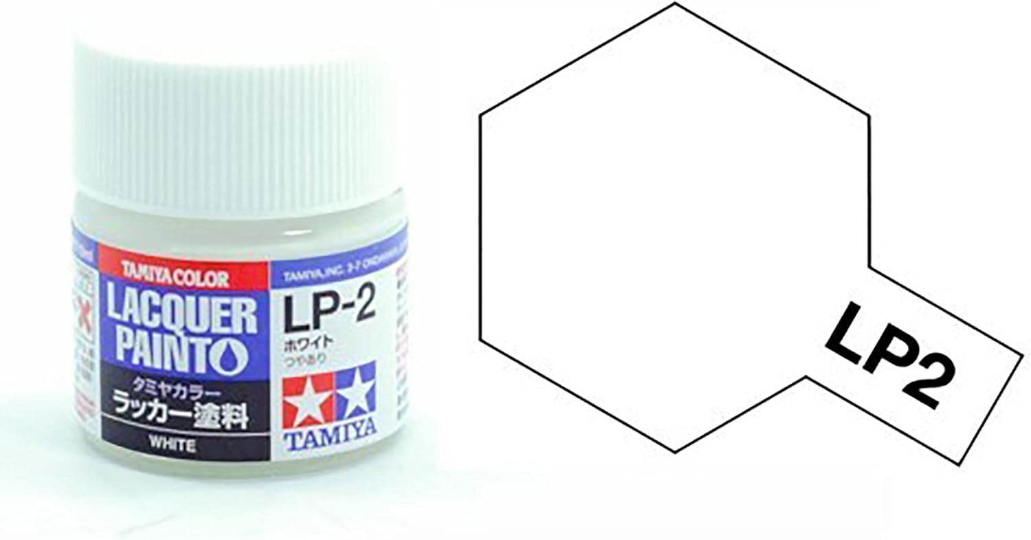 TAMIYA Lacquer Paint LP2 White 10 ML TAM82102 Lacquer