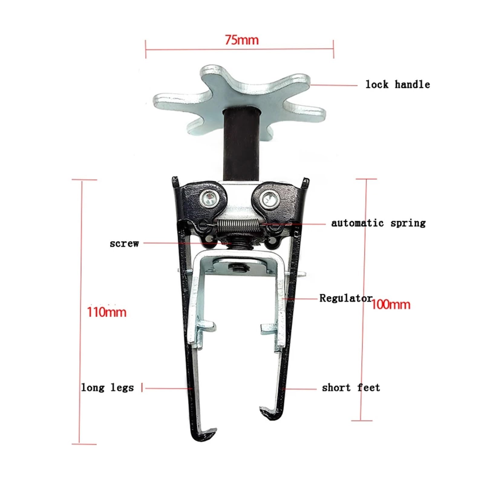 General Engine Overhead Valve, Spring Compressor Valve Remover, Jaw Rod Seal Tool Auto Parts Auto Hand Wrench More powerful and efficient