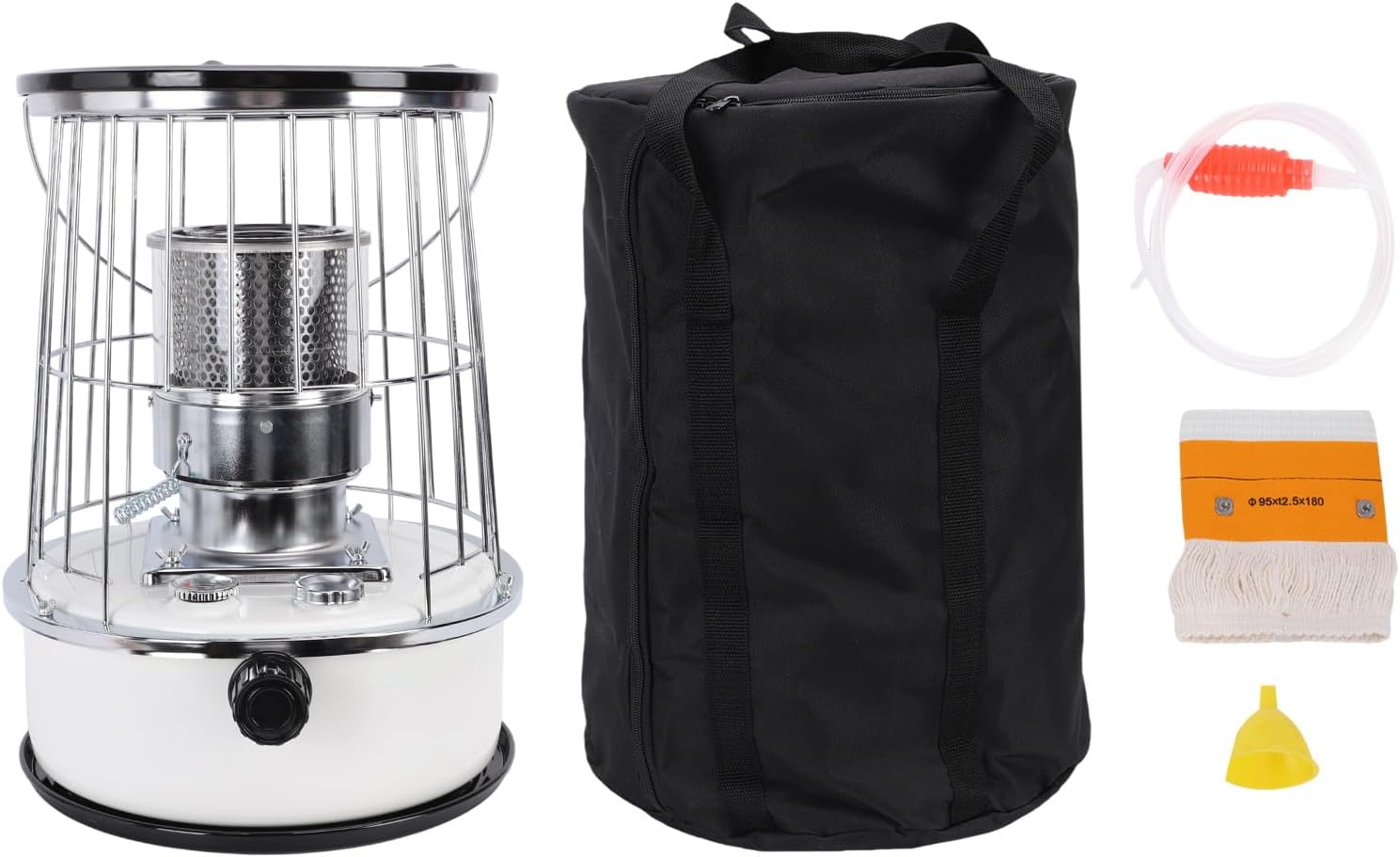 6L Kerosene Space Heater, Portable Kerosene Heaters for Indoor with Storage Bag, Stove Non Electric Heater for Outdoor, Emergency, Heating, Camping, Garage, Home