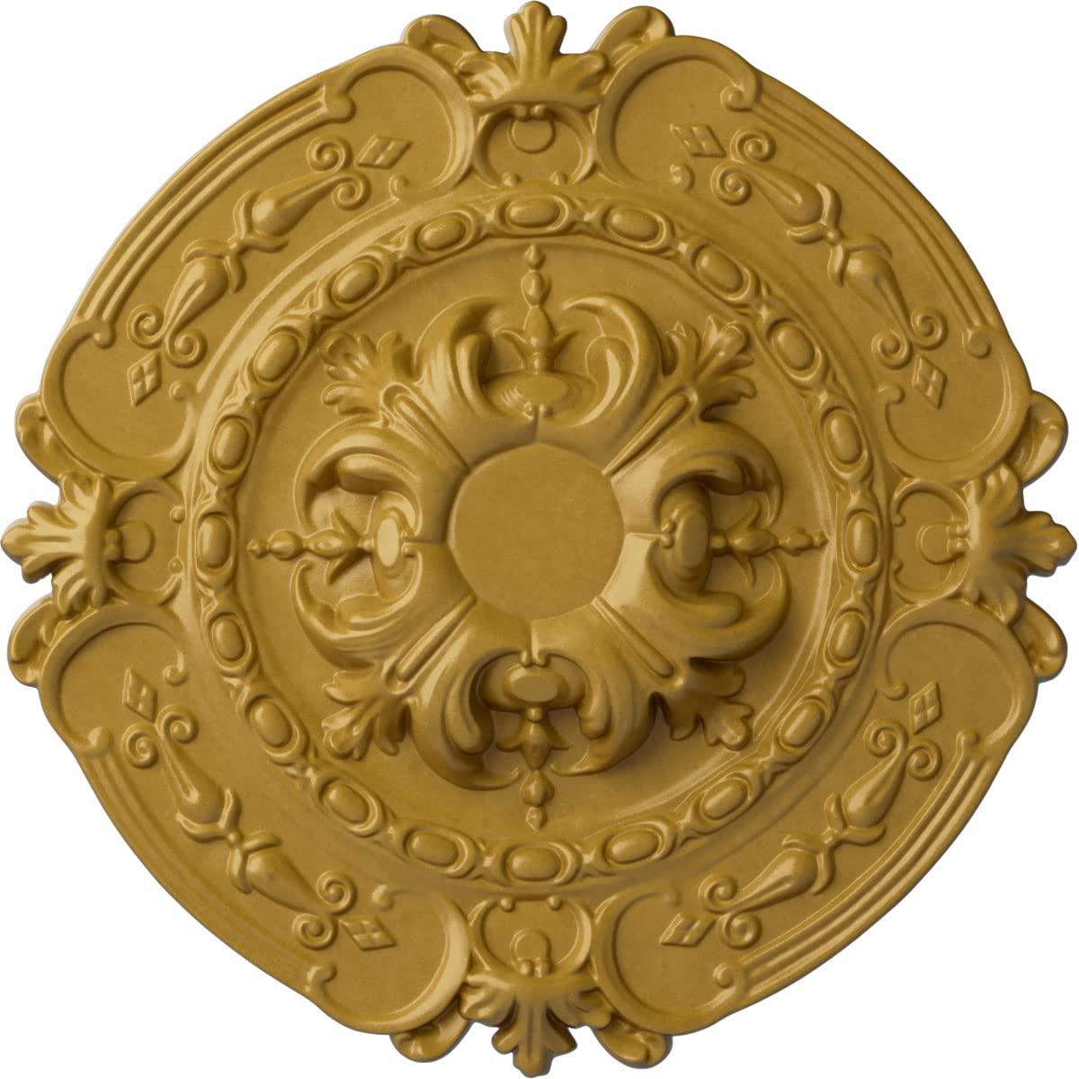 Ekena Millwork CM17SOIGSDecorative Ceiling Medallions Modeled After Original Historical Patterns &amp; Designs, Iridescent Gold