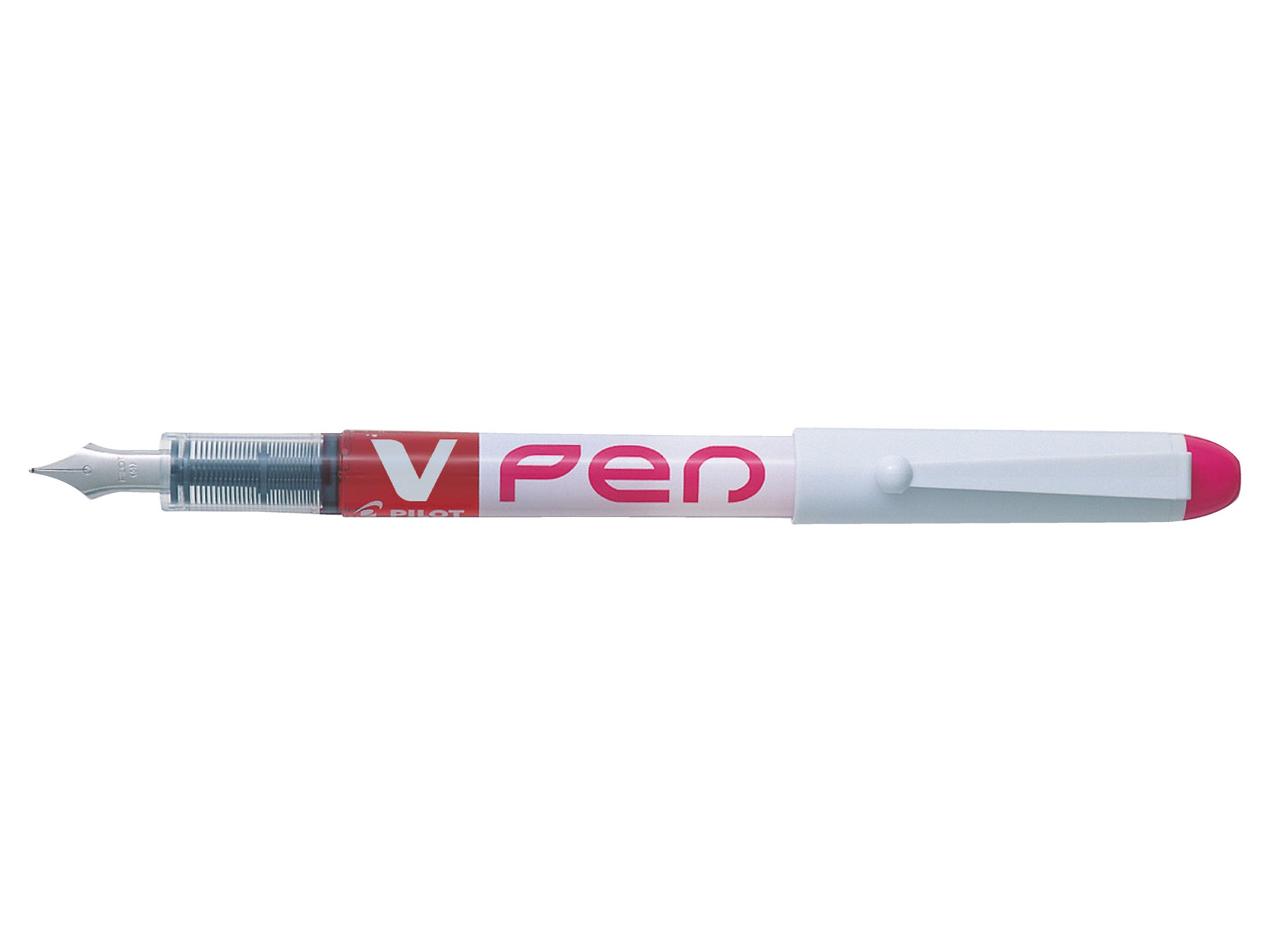 Pilot Vpen, penna stilografica usa e getta, colore nero 12 Red