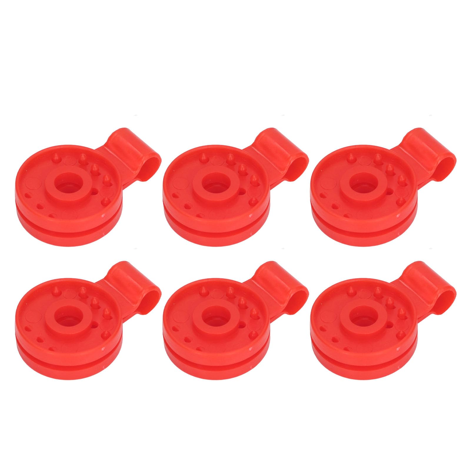 100pcs Shade Cloth Plastic Shade Cloth Plastic Clips, Shade Cloth Clips Clips ABS Shade Net Fixing Clamp Heavy Duty Shade Fabric Accessories for Camping Tents (Red)