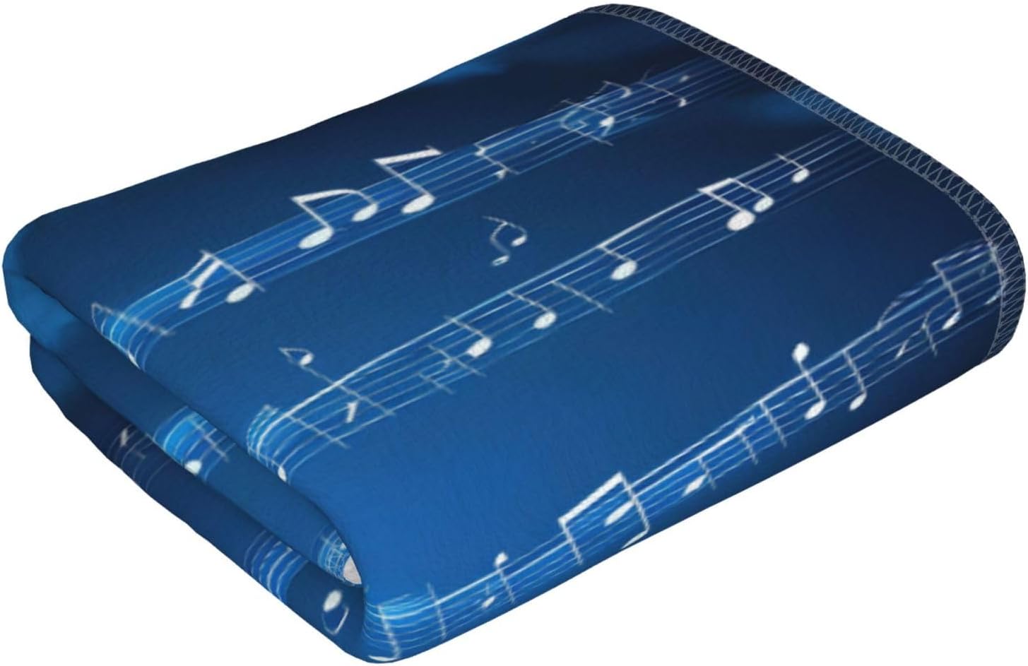 Blue Musical Notes Print Hand Towels for Kitchen, Decorative Bathroom Towels Decor Farmhouse Cute for Men Women Gifts