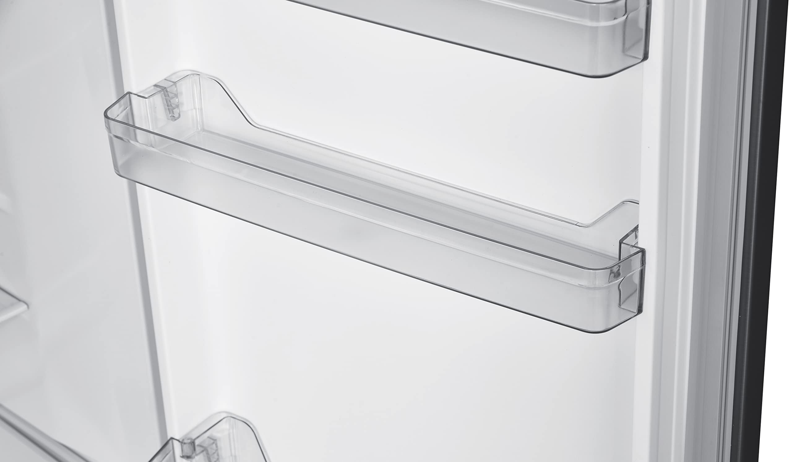 Premium Levella - 7.3 CuFt Top Freezer Refrigerator with Three Door Balconies - Stainless Steel — FIN-0000697 | Fridge.com