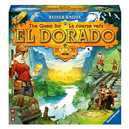Image of Ravensburger The Quest for El Dorado - Exciting Strategy Board Game | Suitable for Kids & Adults | Designed for 2-4 Players | Inclusive of Mini Expansion