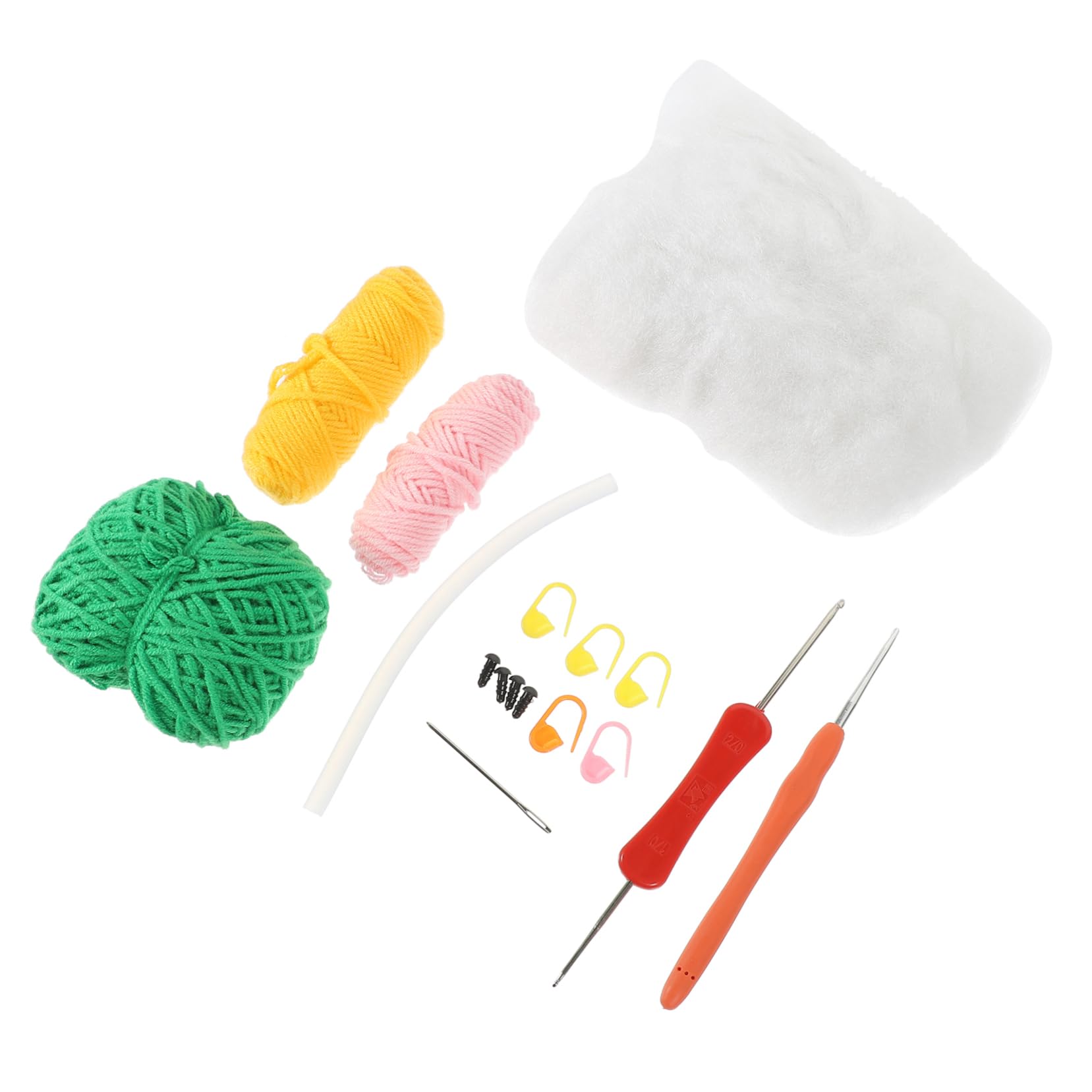 Tofficu 4 Sätze Zubehör Tulpe Häkeln Haken Häkelset für Anfänger Bausatz wohnungseinrichtung home decoration hausdeko Tierische Dekoration Häkelset lernen Häkelsets für Plastik