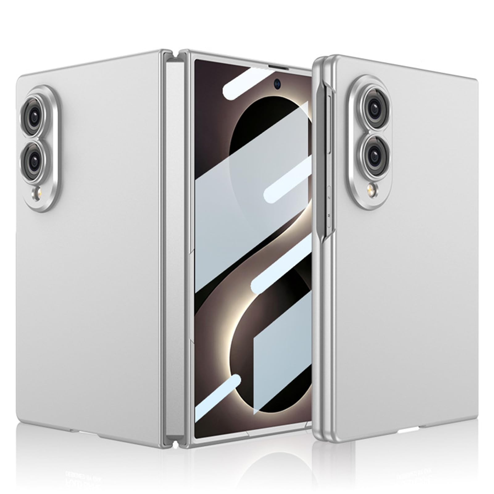 Custodia per Samsung Galaxy Z Fold 8, protezione completa della fotocamera, custodia satinata