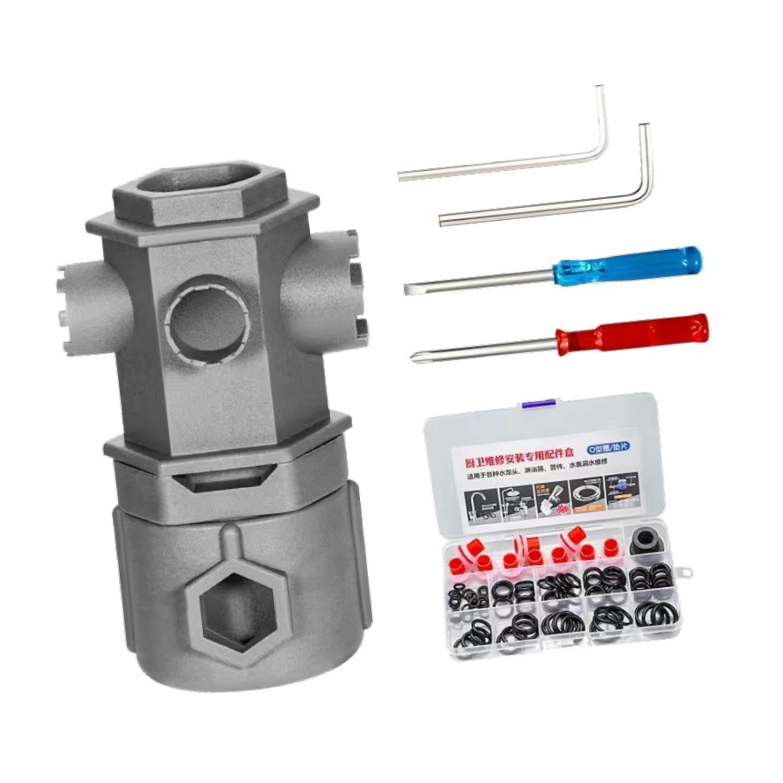 THE STYLE SUTRA Wrench Tool Set for Faucet Repair with Screwdriver for Home Restaurant Hotel-image-42