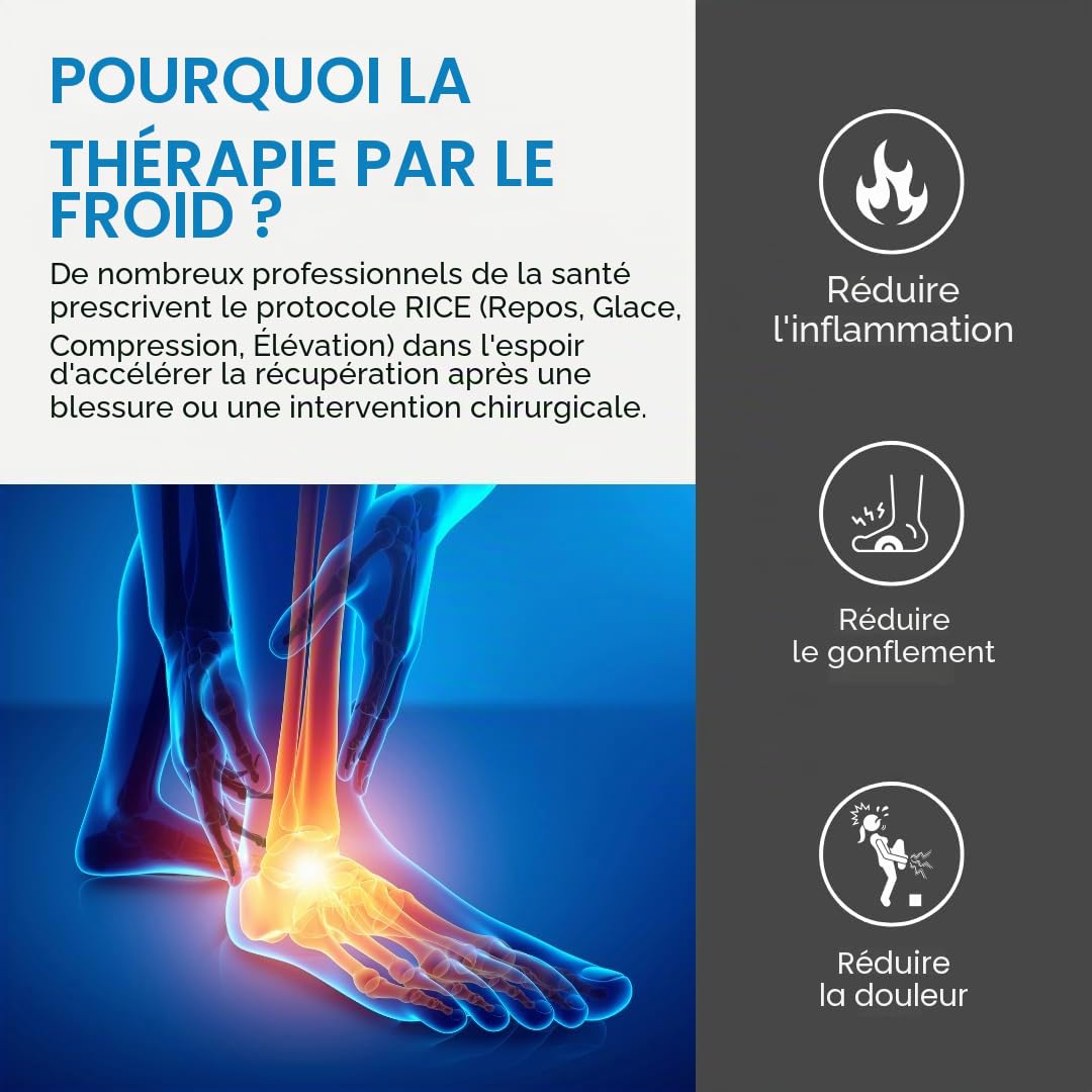 NatraCure Chaussettes De Thérapie Froide (Petit/Moyen) (A705-CAT)