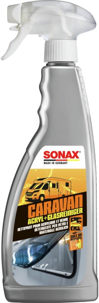 SONAX Limpiador acrílico y cristal Caravan (750 ml) suave limpieza sin rayas para cristal, ventanas de acrílico y pantallas táctiles | Número de referencia 07384000