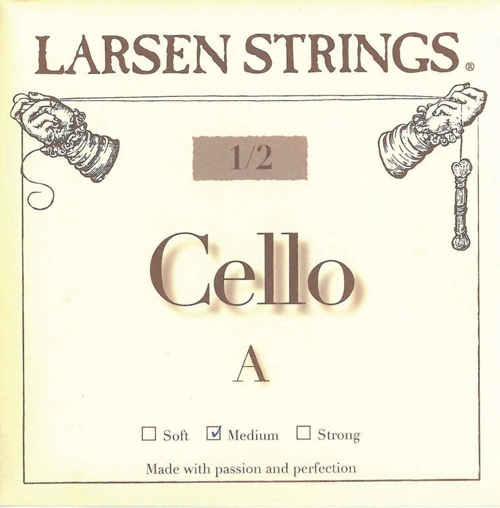 LARSEN STRINGS Cello Strings Original Fractional - small sizes Set 1/2 Medium