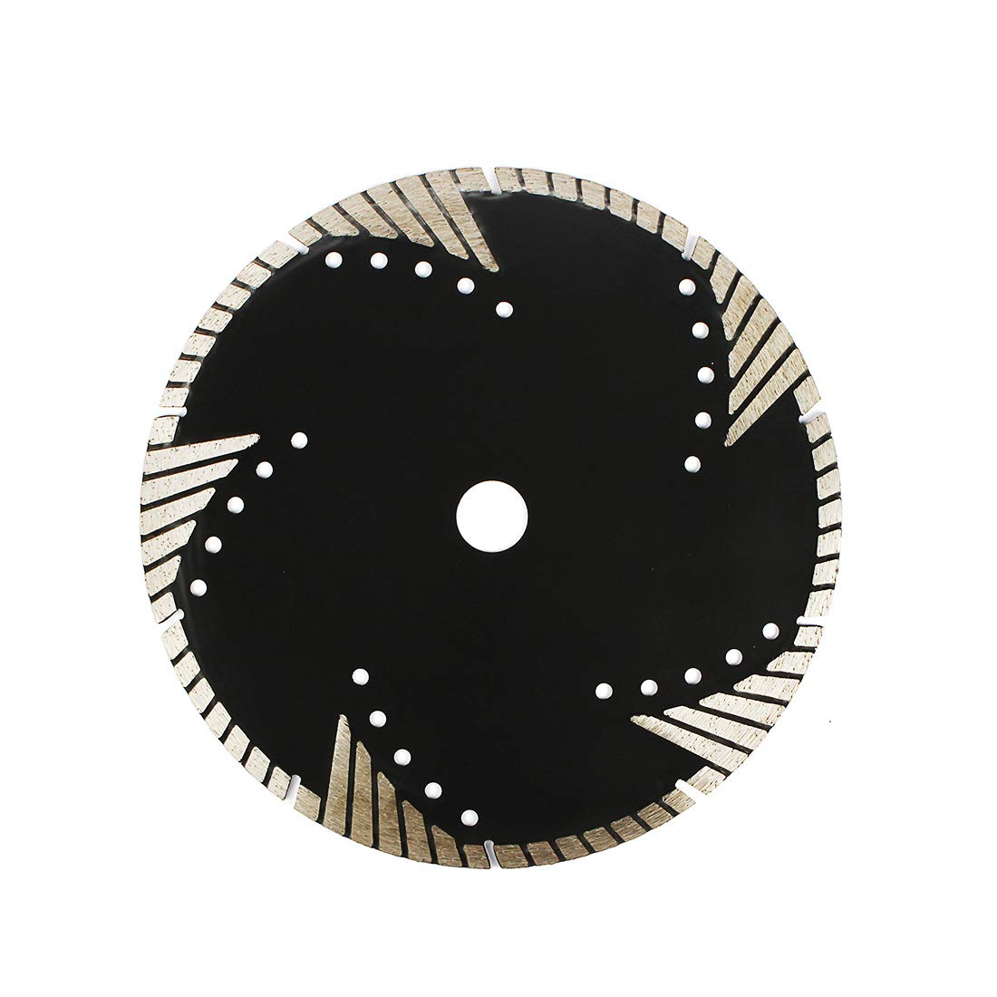 Z-LION Diamond Saw Blade 10" pulgadas Turbo Diamond segmentos hoja para mármol granito piedra pavimentadoras hormigón mojado/seco
