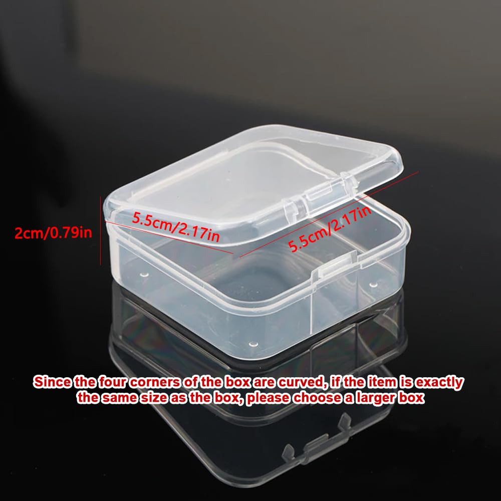 MEISO Lot De 12 Boîtes De Rangement En Plastique Transparent Avec