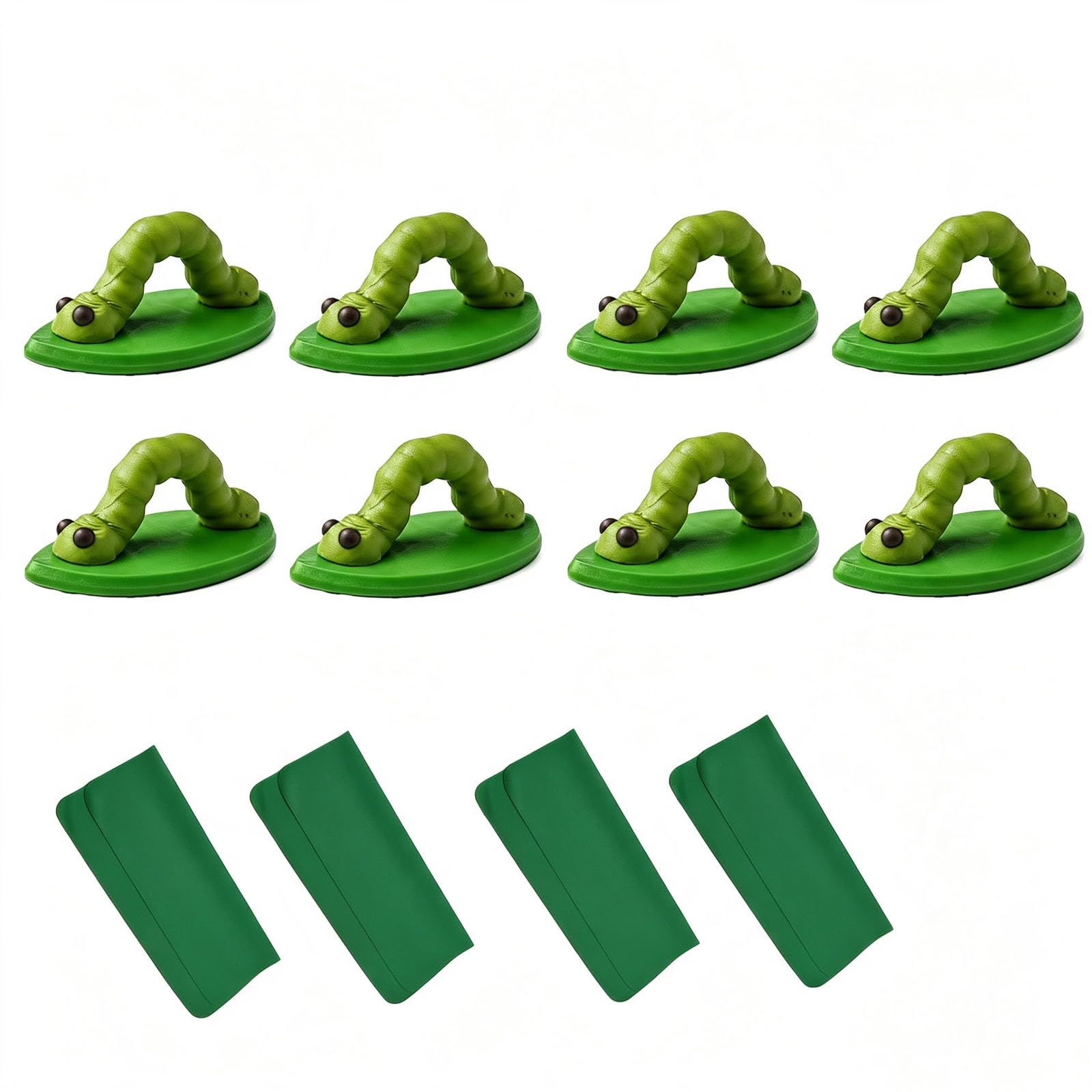 Clip magnetica per occhiali a forma di lumaca, porta occhiali (#A-8pcs) | Chiusura in vetro a forma di verme per vestiti, spilla da lettura per occhiali da sole
