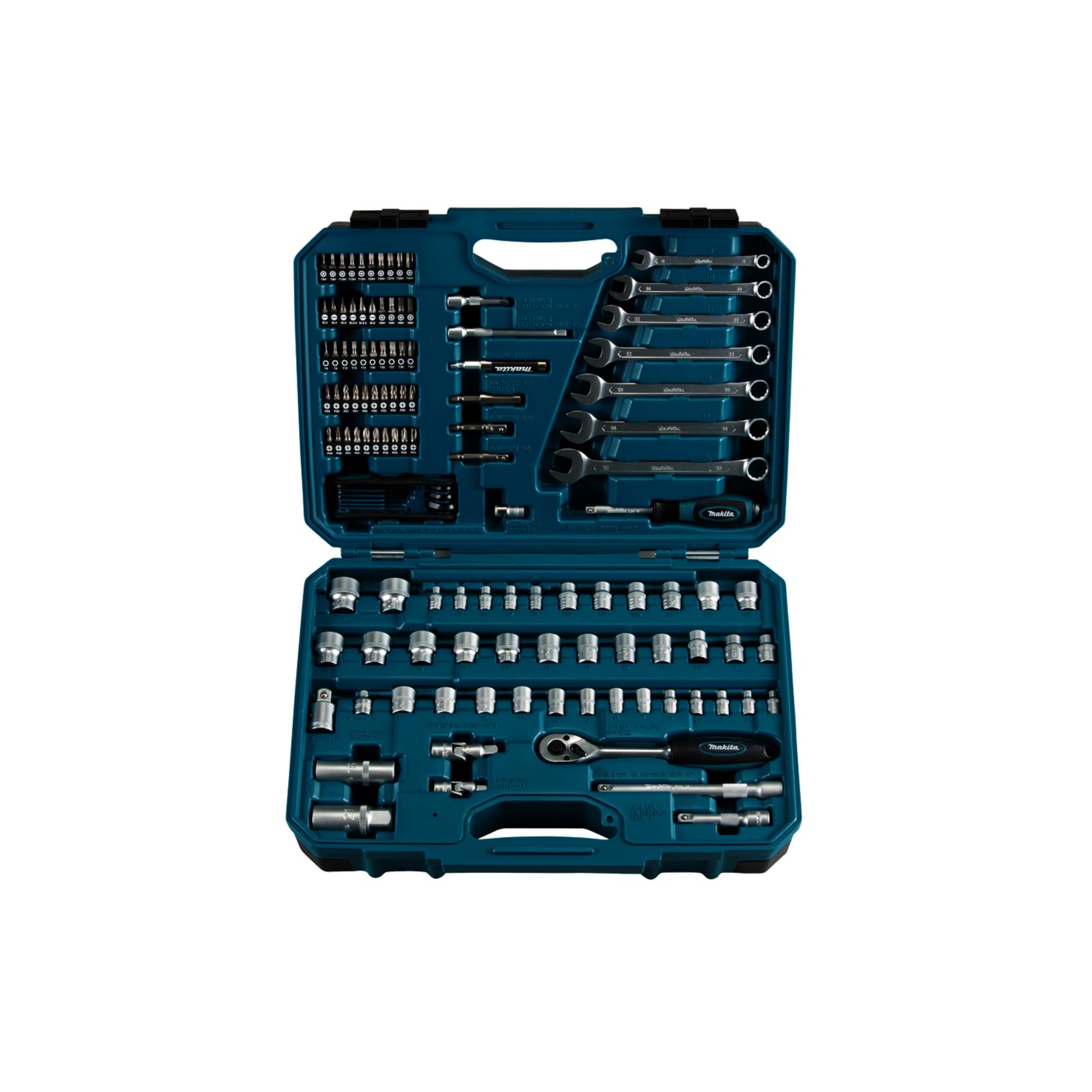 Makita E-06616 Juego de herramientas de 120 piezas