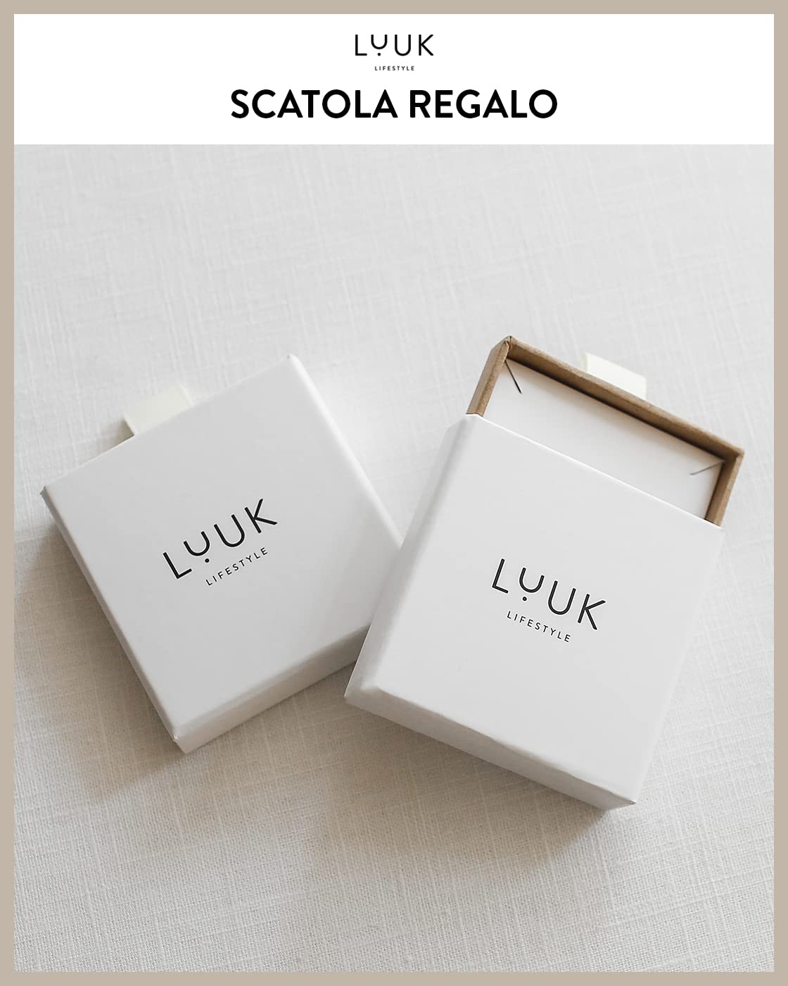 LUUK LIFESTYLE Collane, bracciali e set di gioielli in acciaio inossidabile, design moderno, gioielli per lei, accessori moda per donna e ragazza, stile chic ed elegante, colori oro, argento e rosa