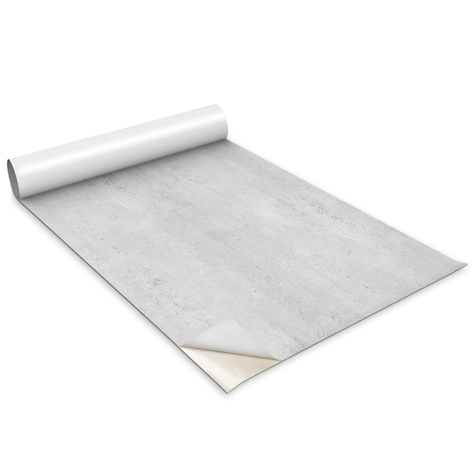 Papel pintado autoadhesivo gris mate para muebles de cocina vinilo decorativo pared 100x50