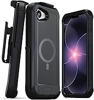 Vista 23 de MOTIVE Funda diseñada para iPhone 15 con clip para cinturón, funda magnética compatible con Magsafe, resistente y protección de grado militar