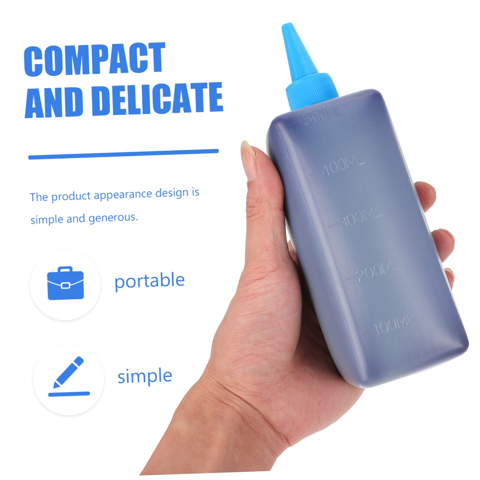 Ricarica Inchiostro per Penna Bianca 500ml Plastico Blu Uso Semplice