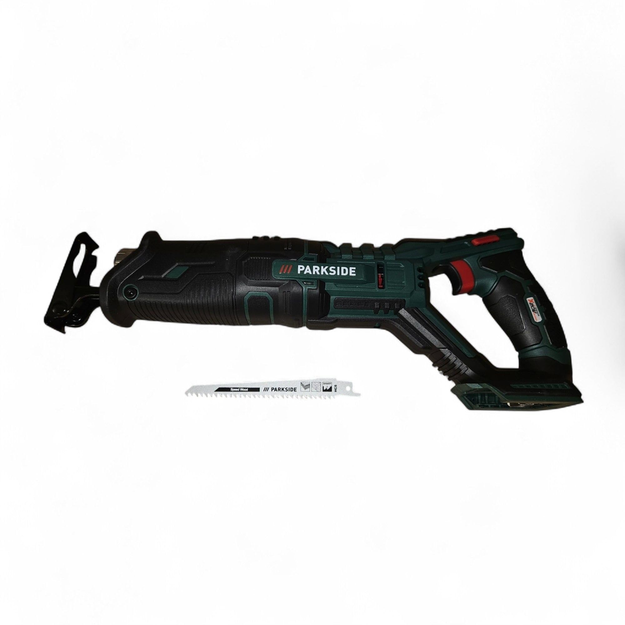 Sierra sable Parkside PSSA 20-Li A1 + batería 2Ah + cargador, sierra tigre, cola de zorro