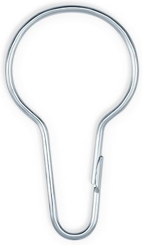 Miniatura 2 de Dritz Home 44342 Anillos de cortina de ducha, 2-3/4 x 1-1/2 pulgadas (12 piezas)