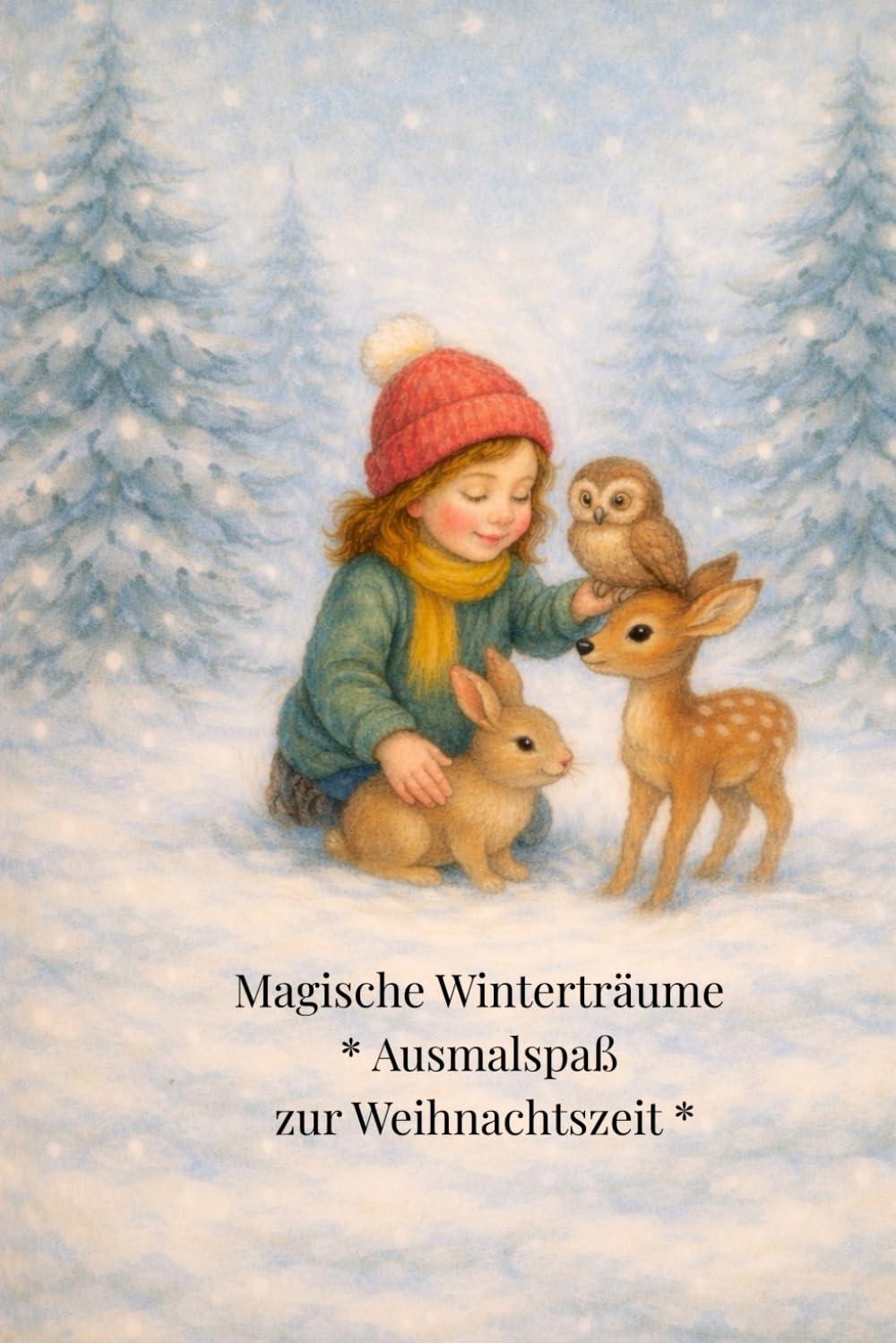 Magische Winterträume - Ausmalspaß zur Weihnachtszeit