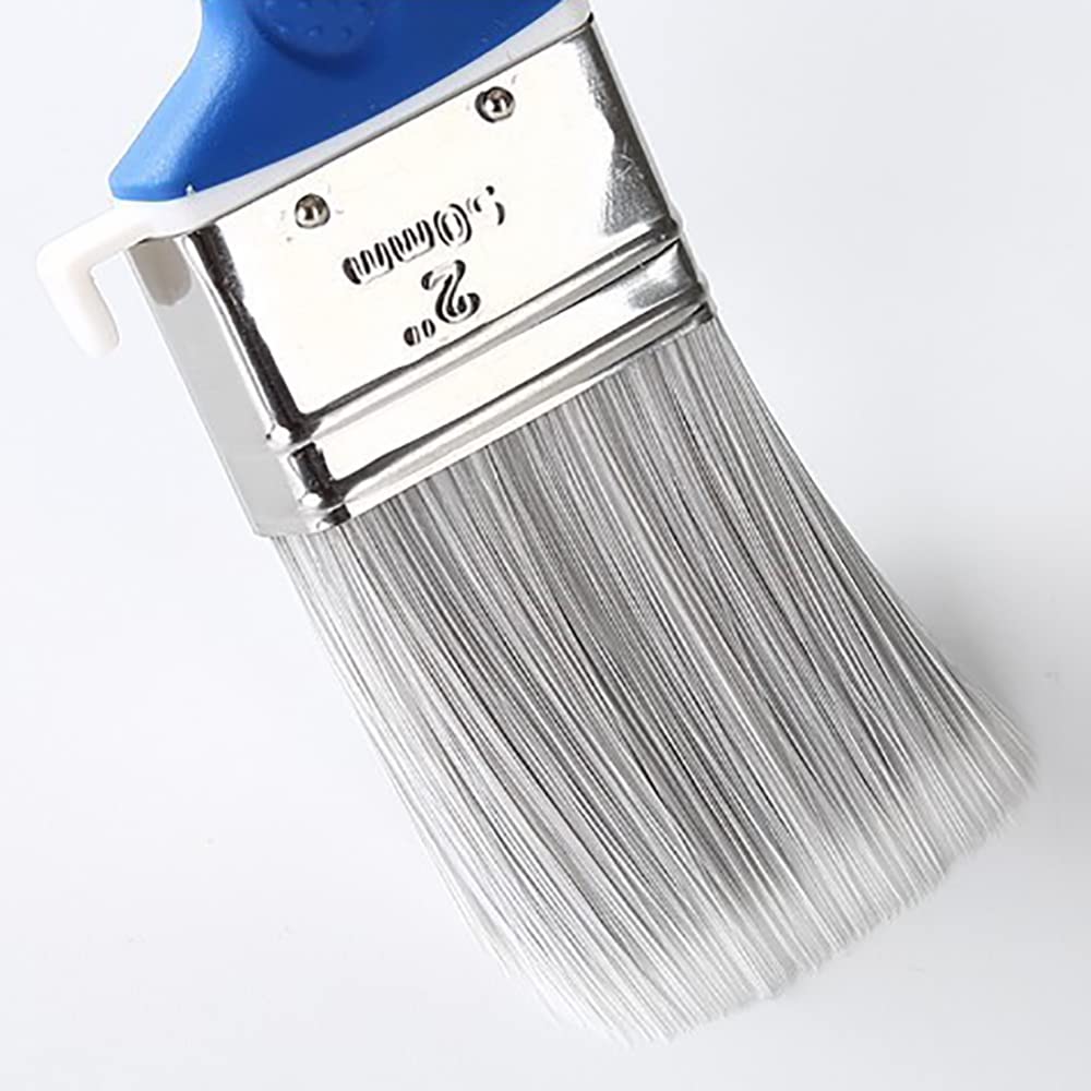 Toplionace 10 Stück Pinsel mit Kunststoffgriff, 1/1,5/2 Zoll Haarpflanzungs Reinigungspinsel mit Hoher Elastizität (2 Zoll)