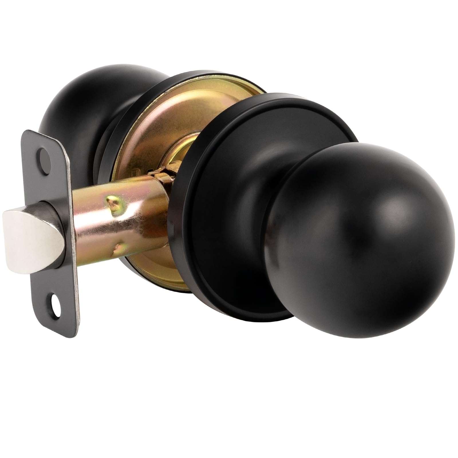 Privacy Door Knobs with Lock - 2 Pack Satin Nickel -23 Privacy Door Knobs with Lock - 2 Pack Satin Nickel -23