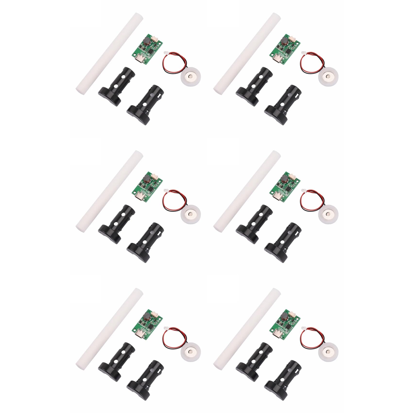 Hndhbfgrt 6X DC5V Usb Ultrasonic Mist Maker Humidifier Atomizer Drive Module Diy Package Type-C Usb Interface