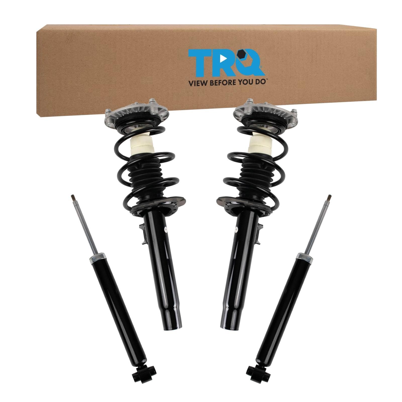 TRQ Front &amp; Rear Complete Strut &amp; Shock Absorber Kit for BMW 3 Series New