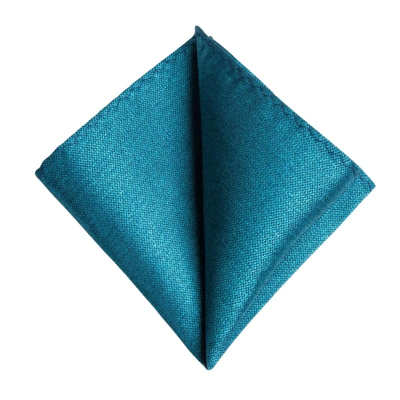 Set corbata ancha y pañuelo de seda para hombre miniatura 3