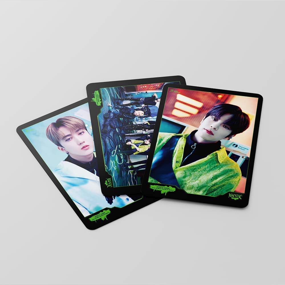 Musolaree Stray Kids Maniac 55pcs Non-Repetitive Photo Cards, 5.5