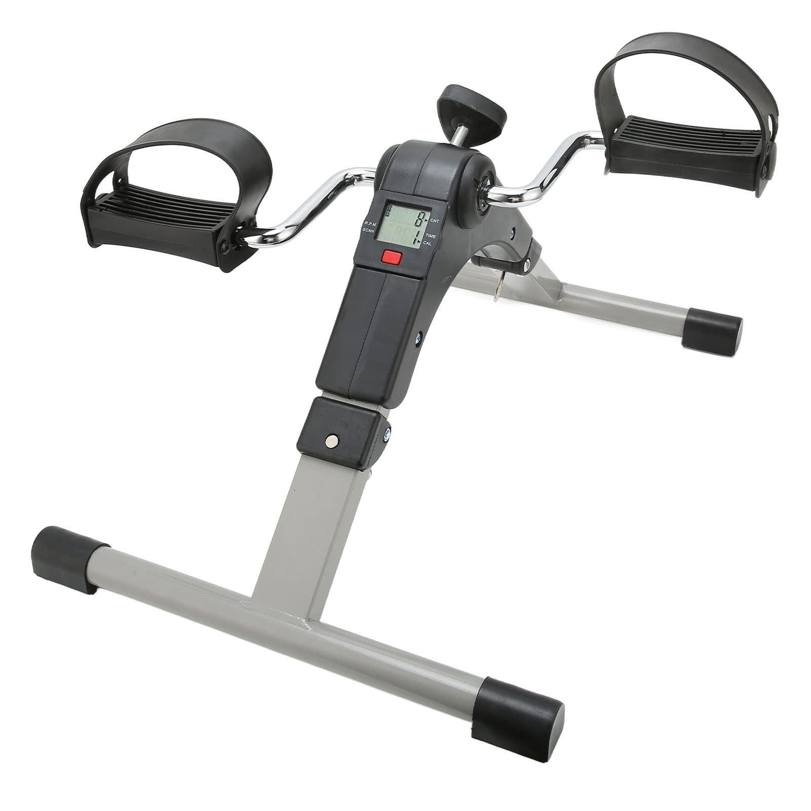 fuwinkr Bike Pedal Exerciser, Stable Adjustable Resistance Lower Height Exercise Training Bike Legs Recovery Heavy Duty Frame for Aging Knees for Office Use