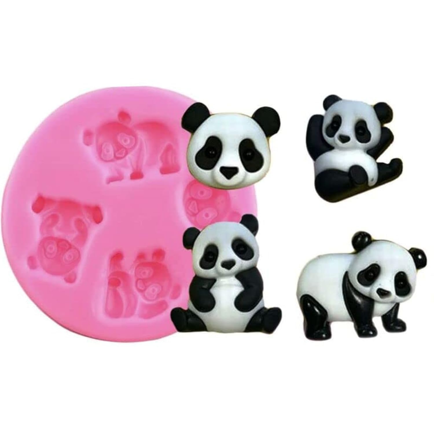 Paquete De 3 Moldes De Silicona Reutilizables Para Chocolate Con 2 Cuentagotas Moldes De Silicona Antiadherentes Mini Dinosaurios Corazones Osos 92095877