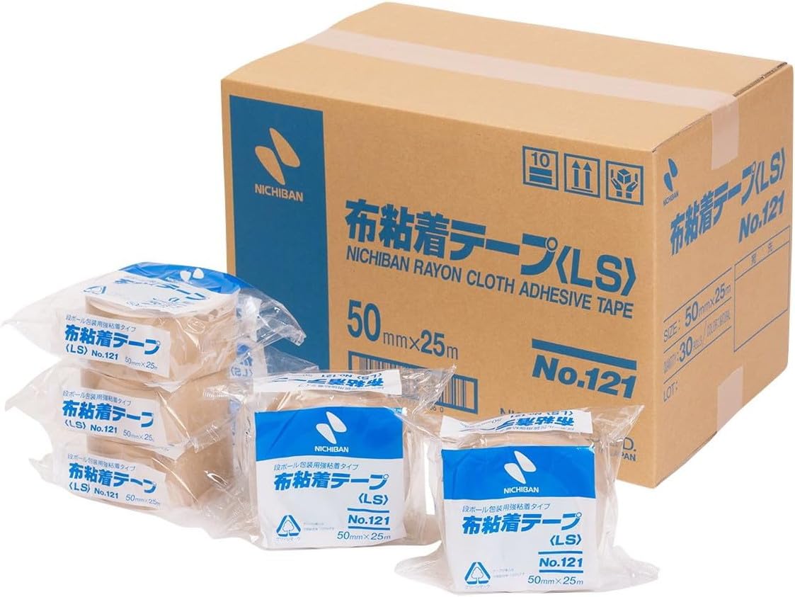 Amazon.co.jp: ニチバン 布テープ 50mm×25m 30巻入 121-50AZ30P