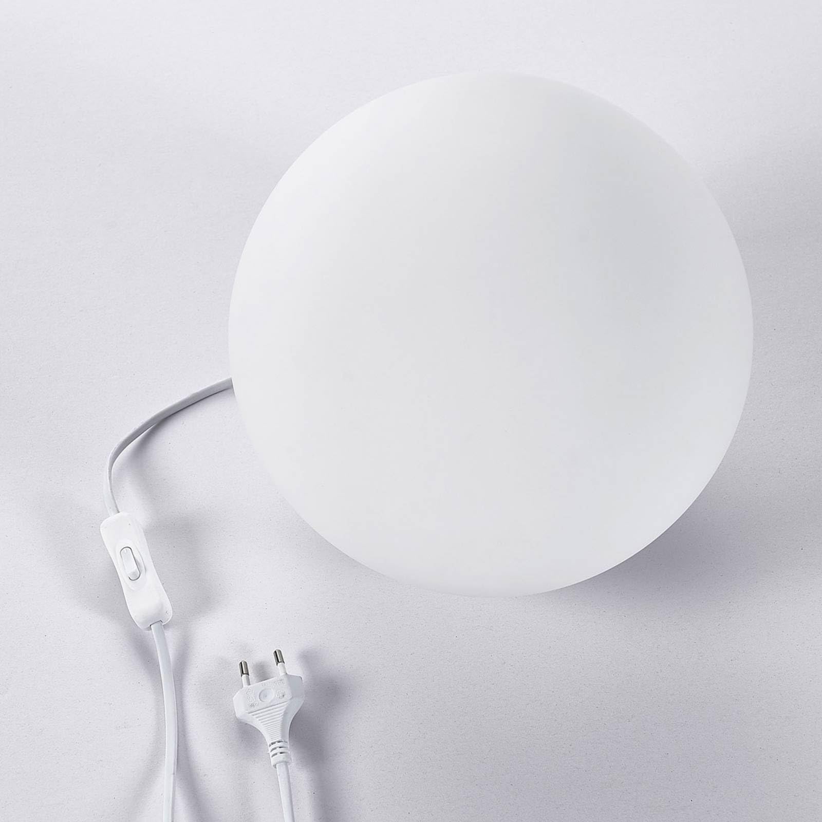 Lindby Lampada da tavolo (Moderno) colore Bianco, in Vetro ad es. Soggiorno & Sala pranzo davanzale lampada per finestra