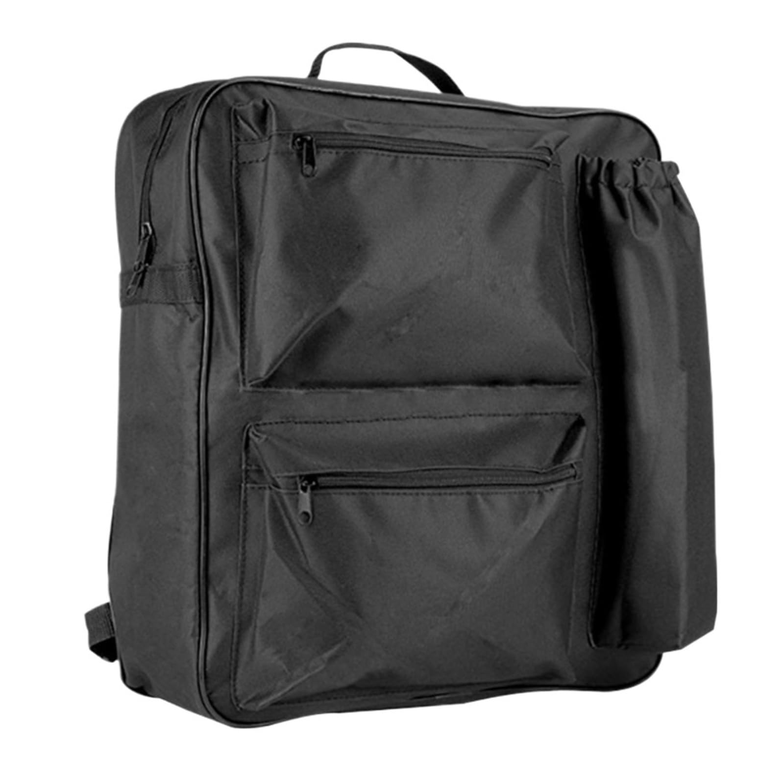 Bolsa de almacenamiento trasera for silla ruedas con múltiples bolsillos, portátil, gran capacidad, for colgar en la, impermeable y resistente al desgaste Mochila para Silla de Ruedas