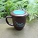Abbey Gift Prayer Changes Everything Coaster Brown and Blue, 1 Count, Dishwasher Safe Mugs For Coffee and Tea, Includes Bible Verse, 