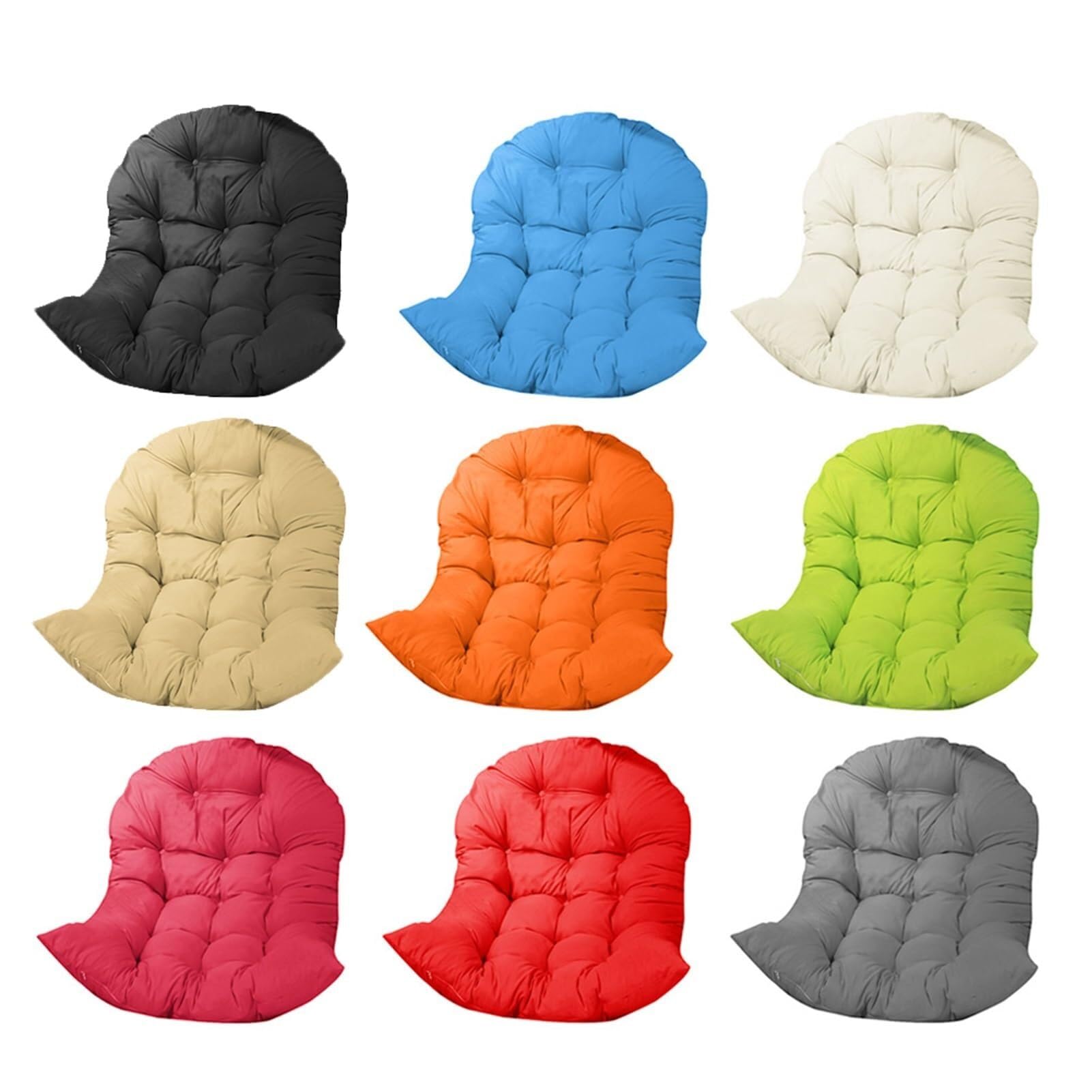 Wiszący kosz, poduszka do siedzenia, huśtawka, wiszący kosz, poduszka do siedzenia, pogrubiona, wiszące, jajko, hamak, krzesło, poduszka na patio, do ogrodu (A)